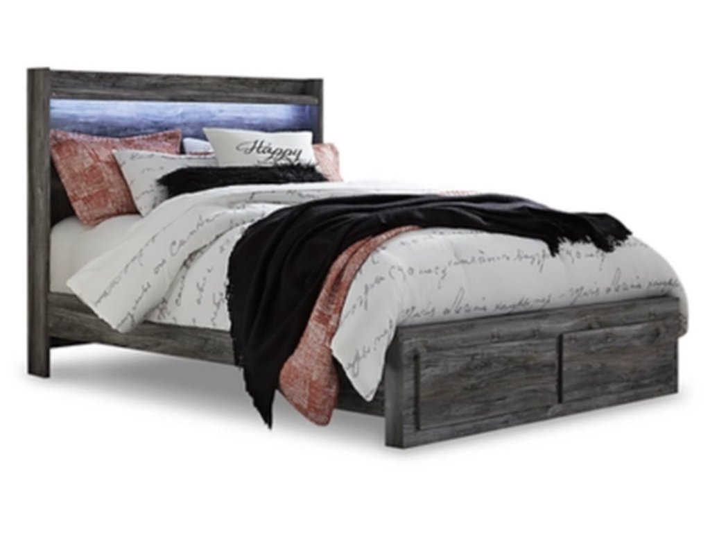 Baystorm Queen Panel Storage Bed and Nightstand - image 1
