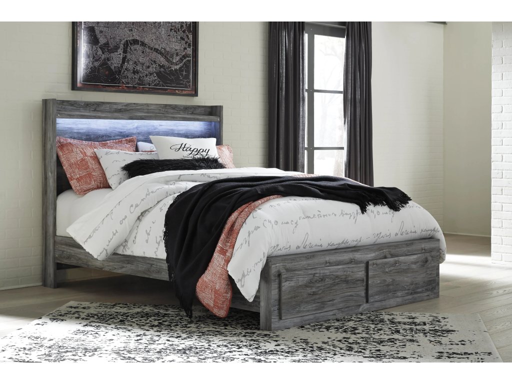 Baystorm Queen Panel Storage Bed and Nightstand - image 6