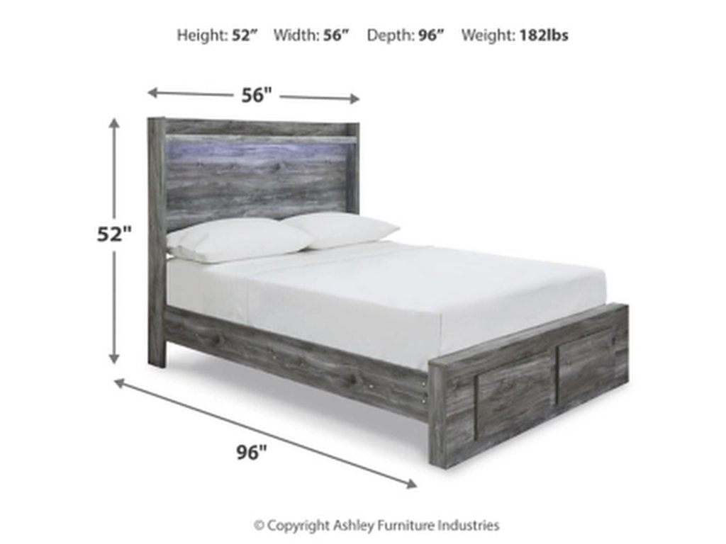 Baystorm Full Panel Storage Bed and Nightstand - image 2