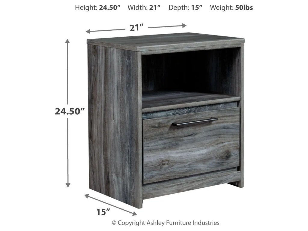 Baystorm King Panel Storage Bed, Chest and 2 Nightstands - image 12