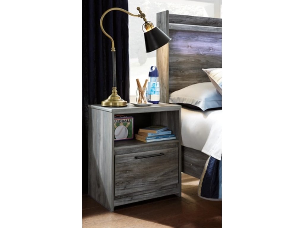 Baystorm Queen Panel Storage Bed and Nightstand - image 7