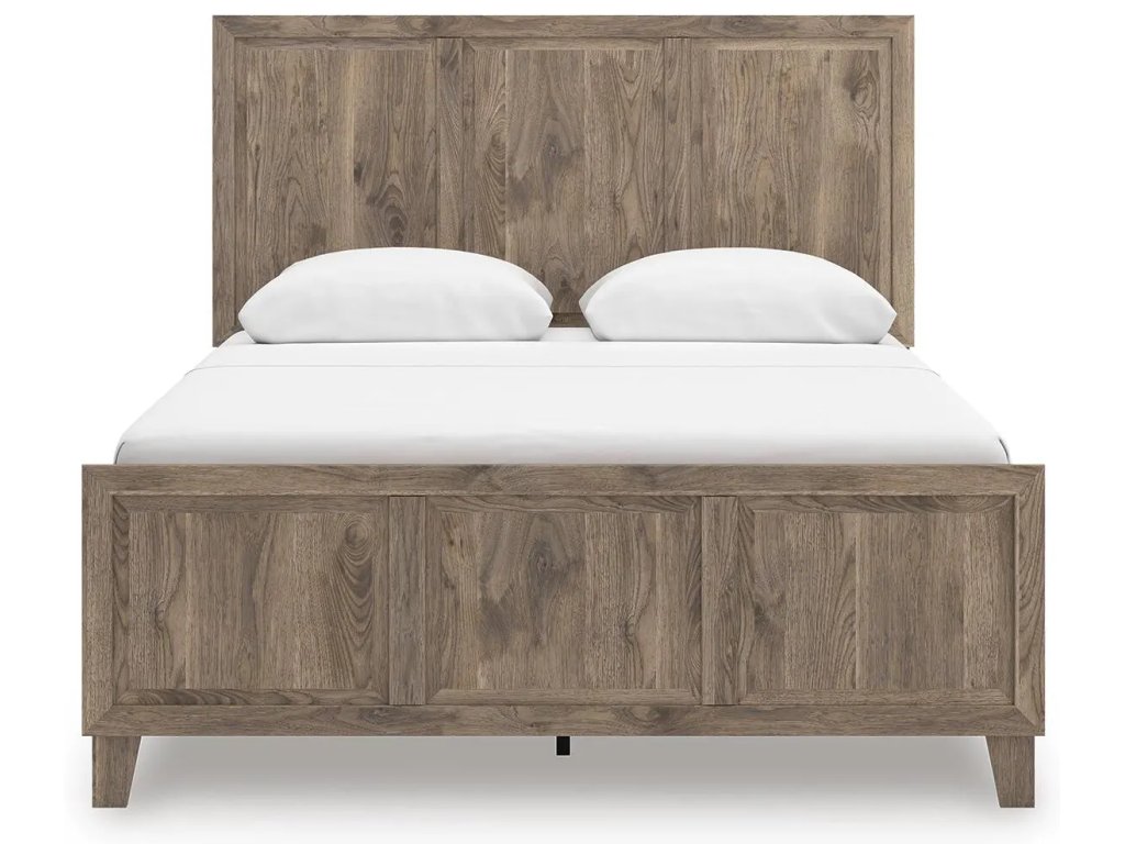 Rusticott Queen Panel Bed, Dresser and Nightstand - image 9