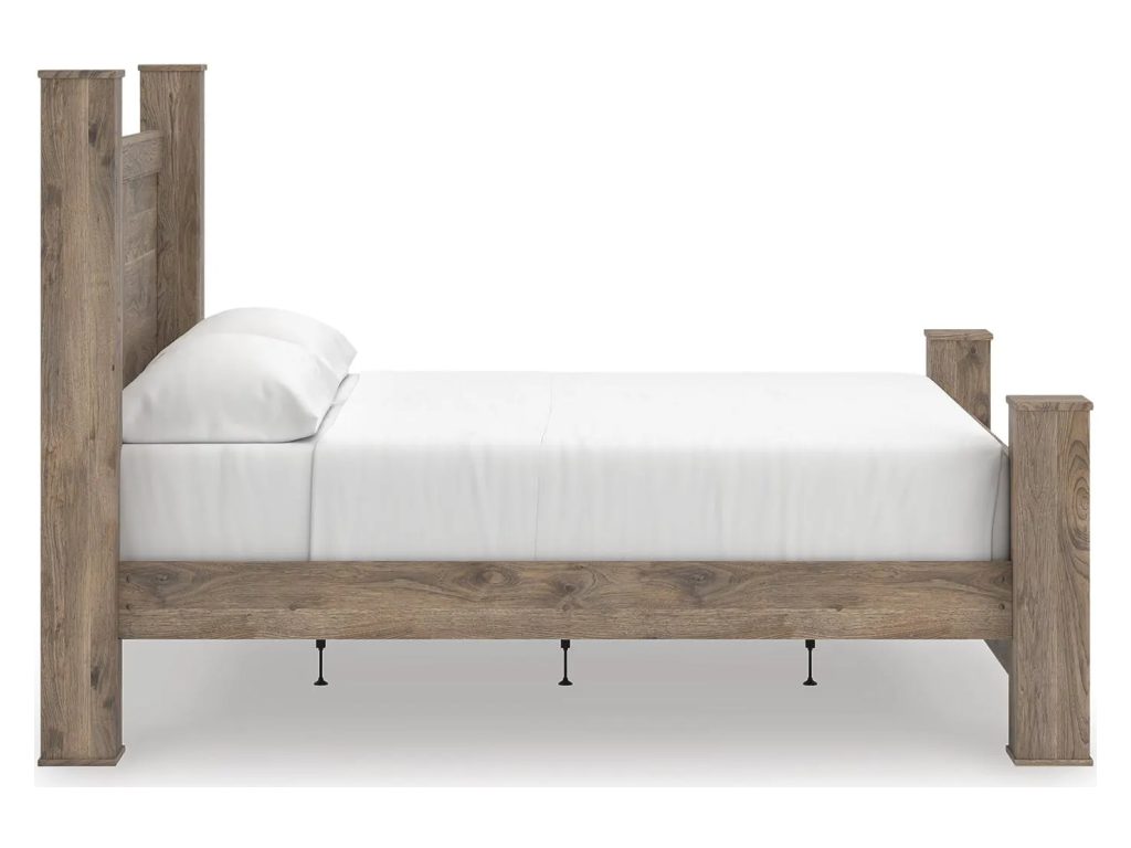 Rusticott King Poster Bed, Dresser, Mirror and Nightstand - image 11