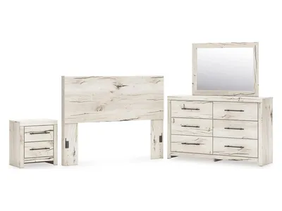 Lawroy Queen Panel Headboard, Dresser and Nightstand
