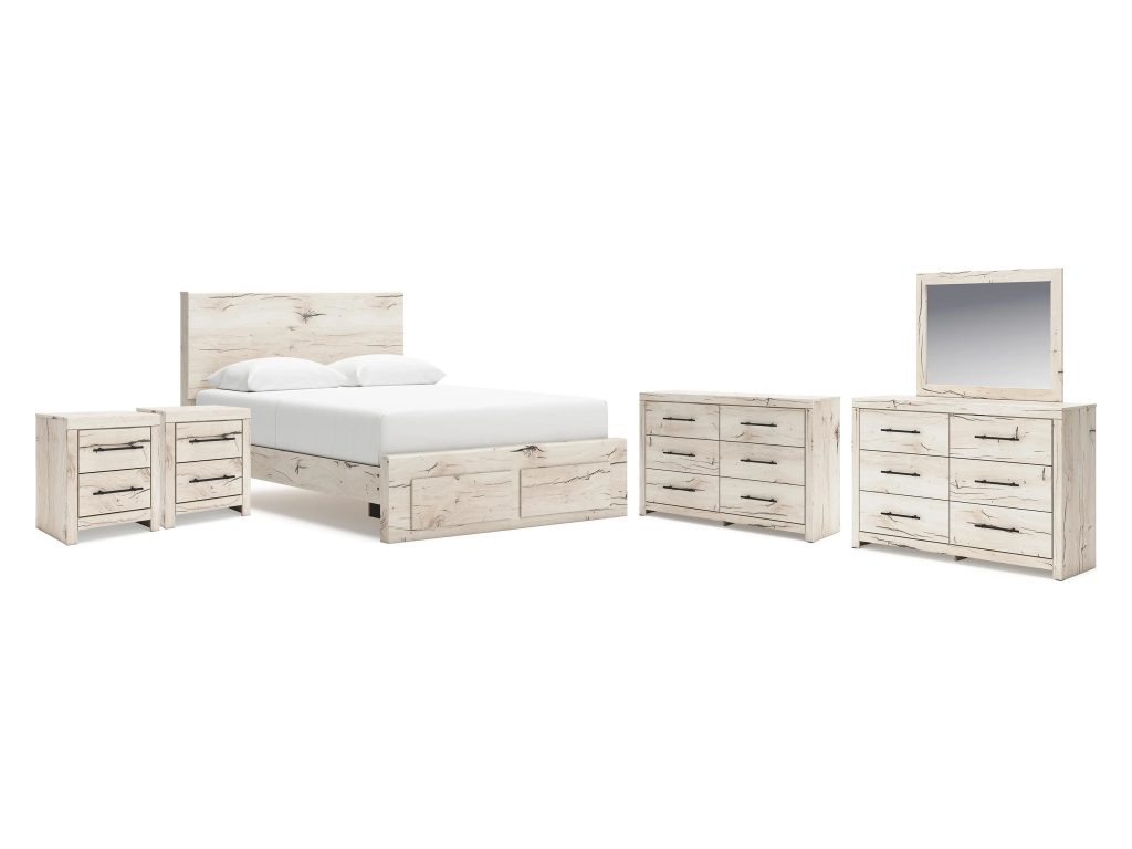 Lawroy Queen Storage Bed, 2 Dressers, Mirror and 2 Nightstands - main image
