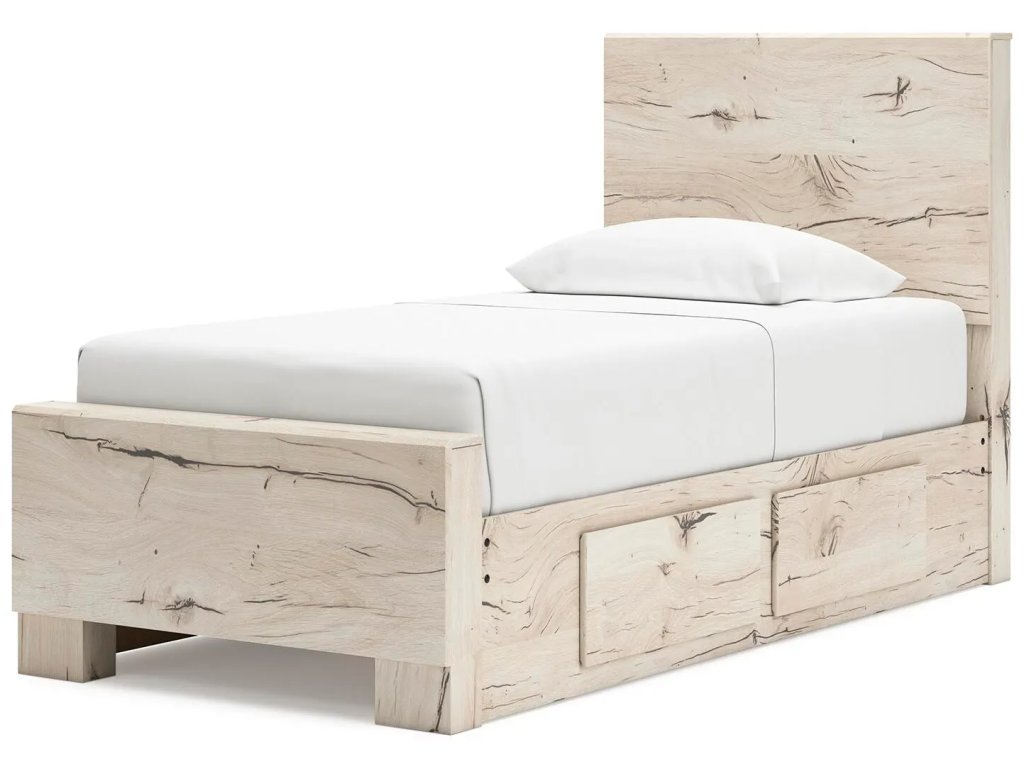 Lawroy Twin Panel Bed with Storage and Nightstand - image 7