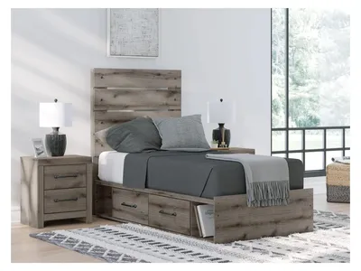 Graystorm Twin Panel Storage Bed - Alternative View