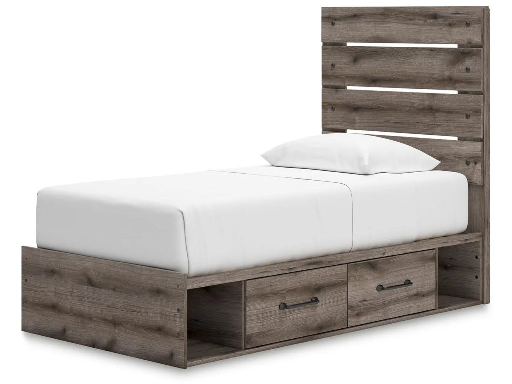 Graystorm Twin Panel Bed with Storage - image 4