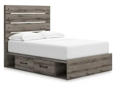 Graystorm Full Panel Storage Bed