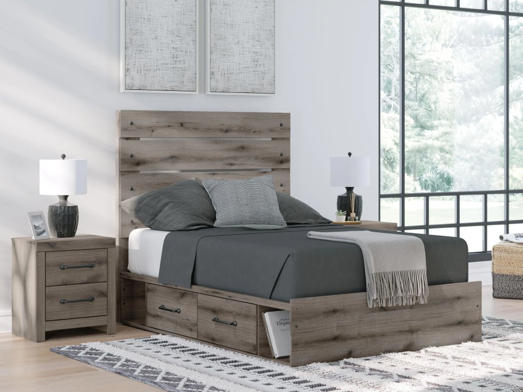 Graystorm Full Panel Storage Bed - image 1