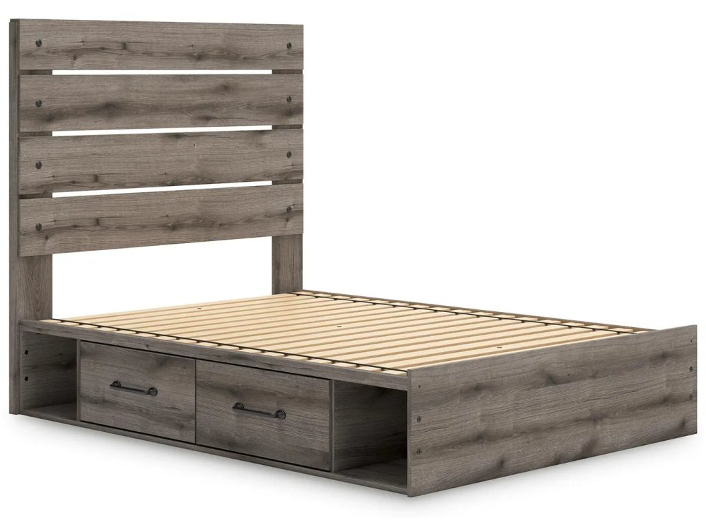 Graystorm Full Panel Bed with Storage - image 2