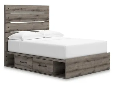 Graystorm Full Panel Bed with Storage