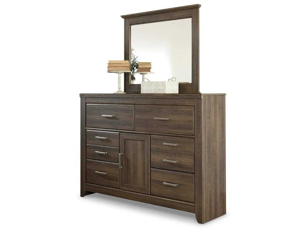 Juararo Queen Poster Bed, Dresser, Mirror, Chest and Nightstand - image 1