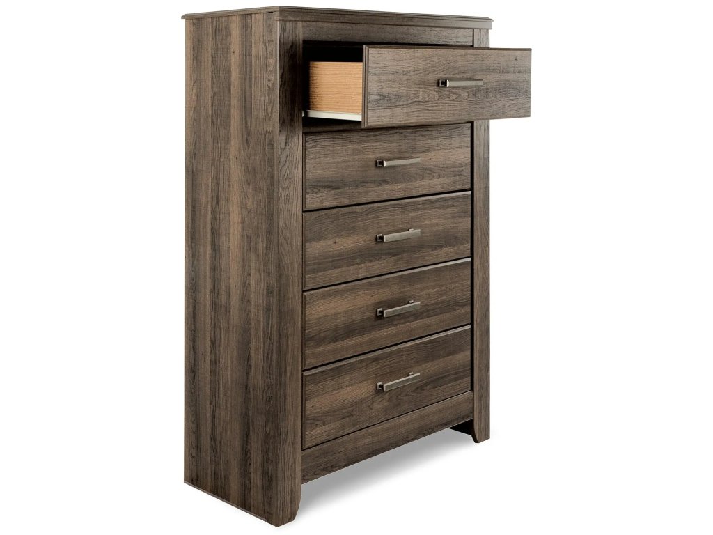 Juararo Queen Poster Bed, Dresser, Mirror, Chest and Nightstand - image 4