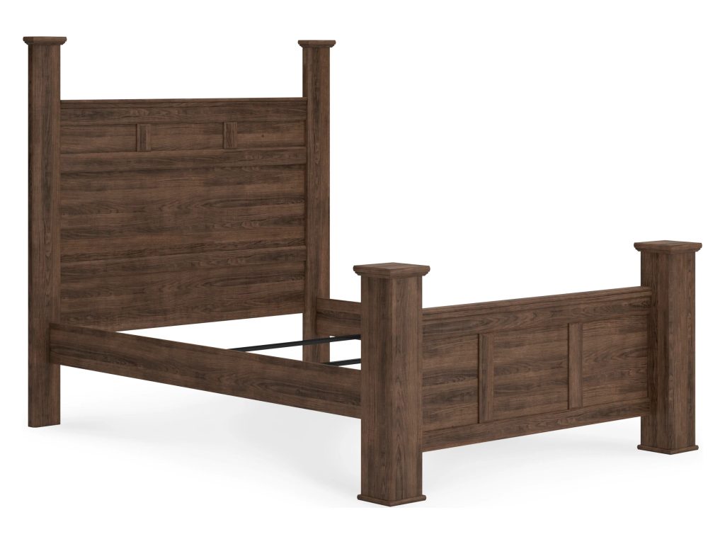 Juararo Queen Poster Bed, Dresser and Mirror - image 1