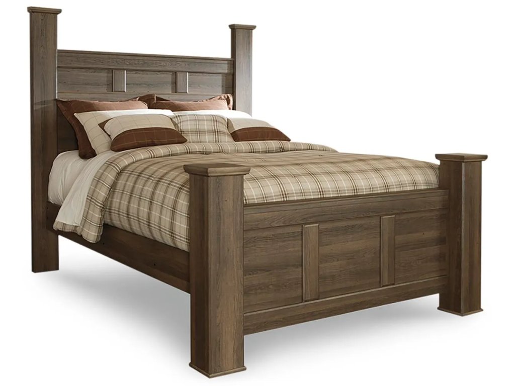 Juararo Queen Poster Bed, Dresser, Mirror, Chest and Nightstand - image 7