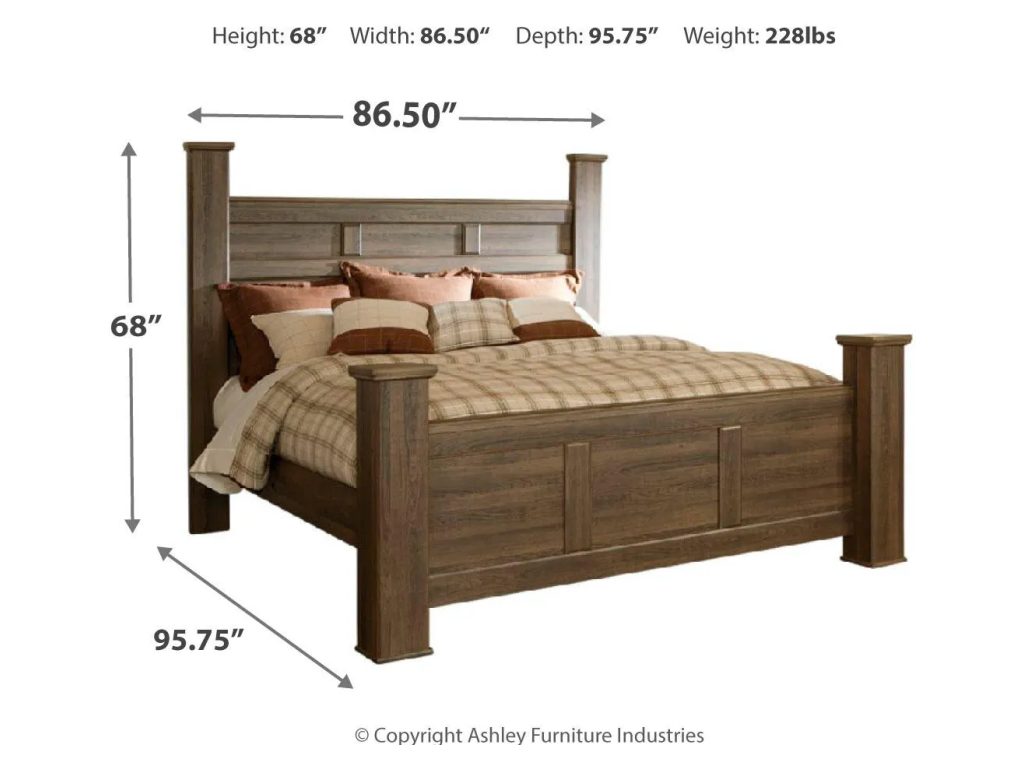 Juararo King Poster Bed and 2 Chests - image 8