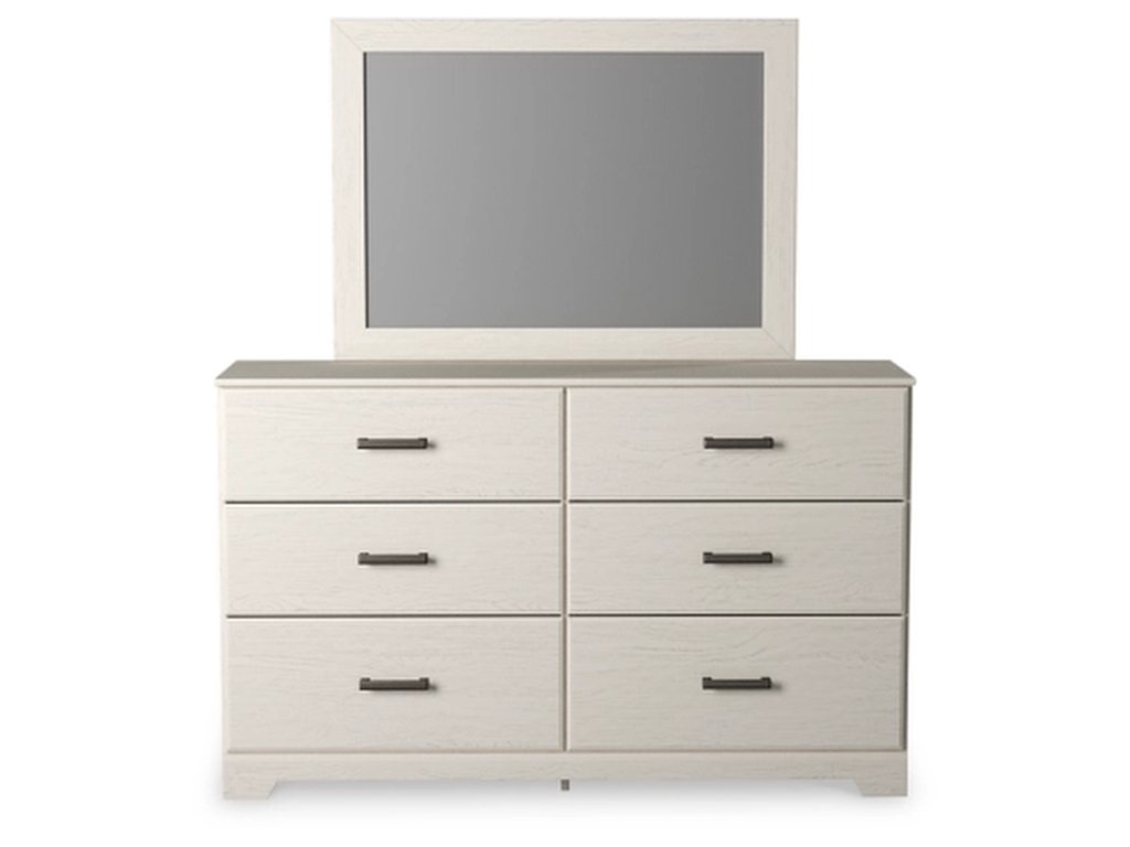 Stelsie Queen Panel Bed, Dresser, Mirror and 2 Nightstands - image 1