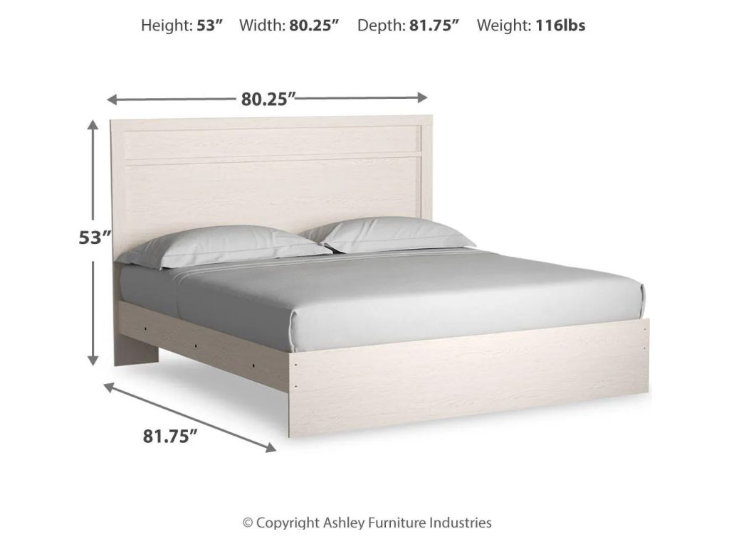 Stelsie King Panel Bed and Nightstand - image 4