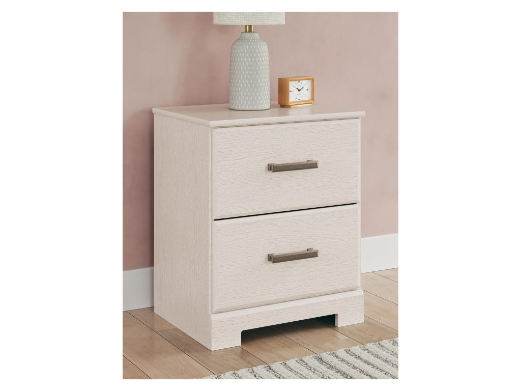 Stelsie King Panel Bed and Nightstand - image 10