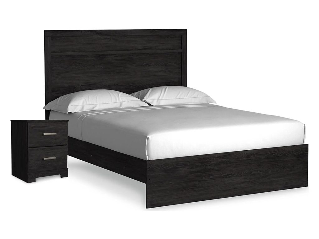 Belachime Queen Panel Bed and Nightstand - main image