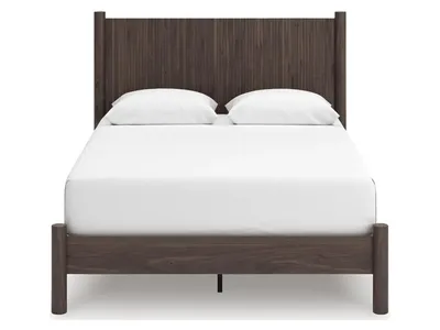 Pamytta Queen Panel Platform Bed, Dresser and Mirror - Alternative View