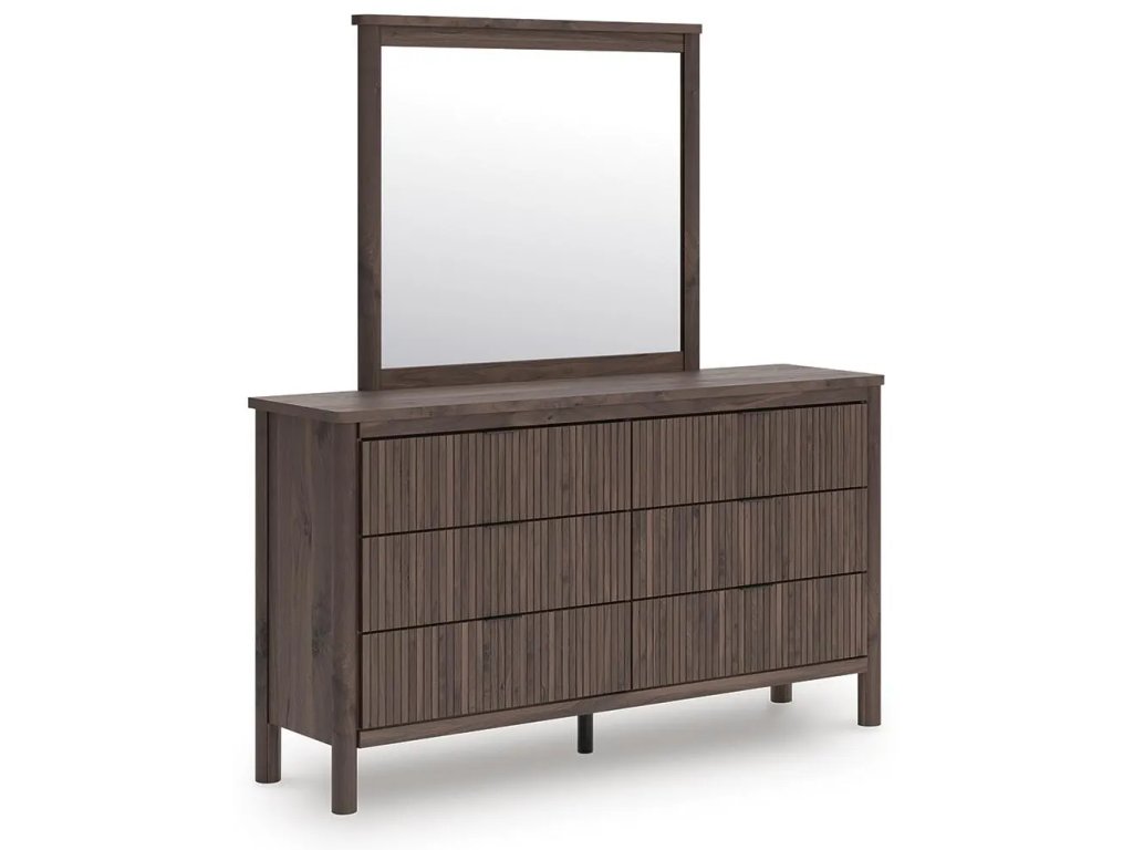 Pamytta Queen Panel Bed, Dresser, Mirror and Nightstand - image 2