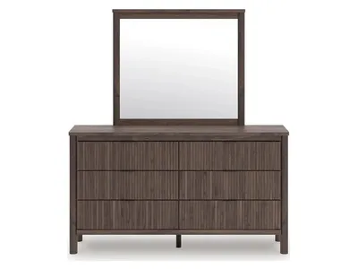 Pamytta Full Panel Bed, Dresser and Mirror