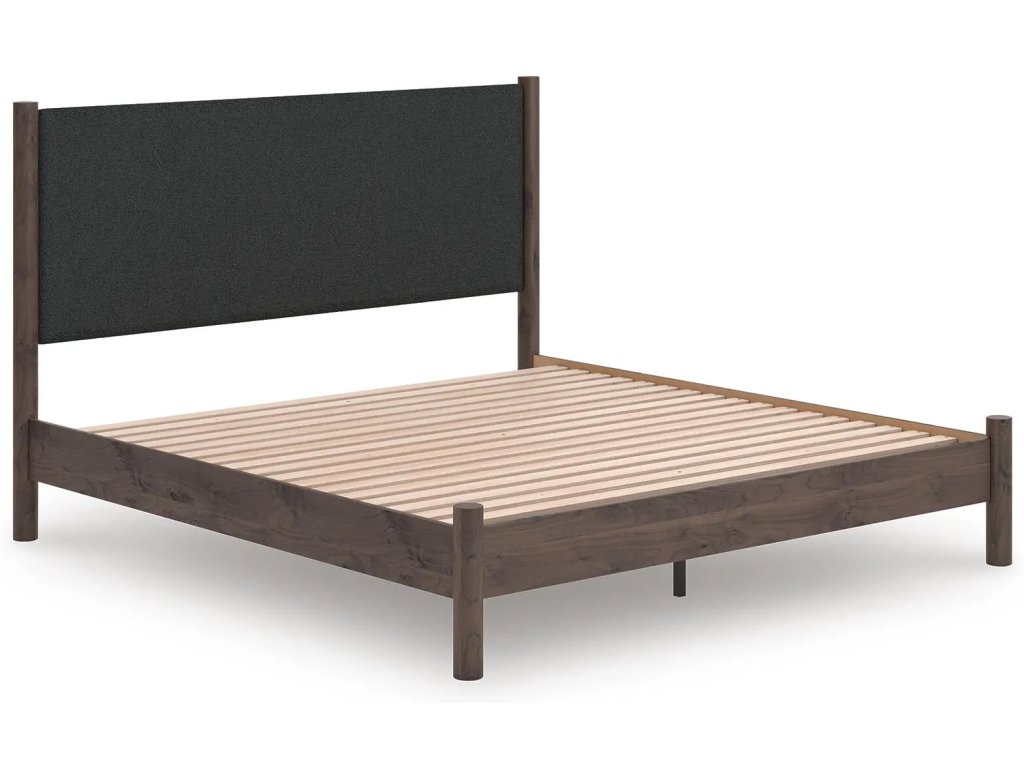 Pamytta King Upholstered Panel Platform Bed - image 1