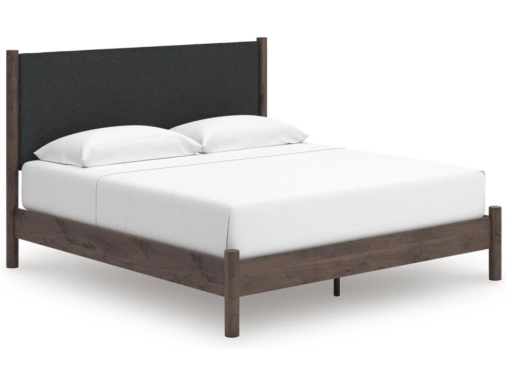 Pamytta King Upholstered Panel Platform Bed - main image