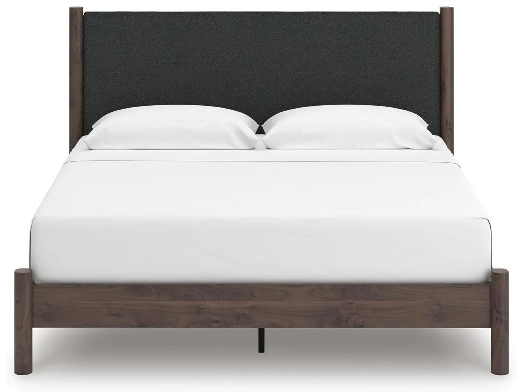 Pamytta King Upholstered Panel Platform Bed - image 2