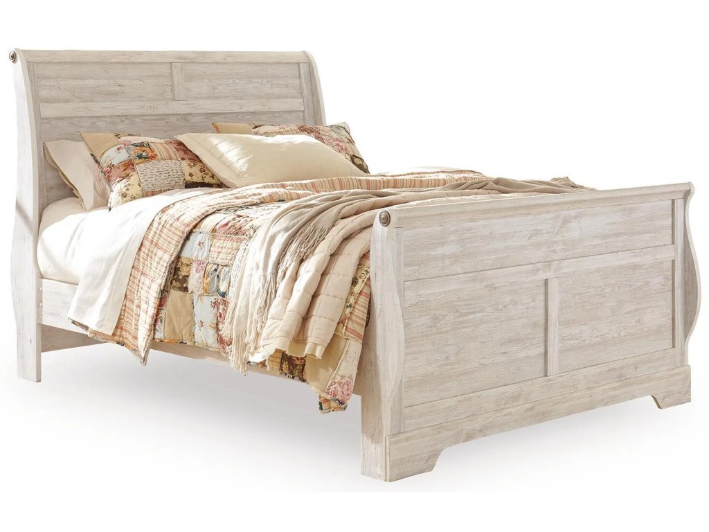 Willowton Queen Sleigh Bed - main image