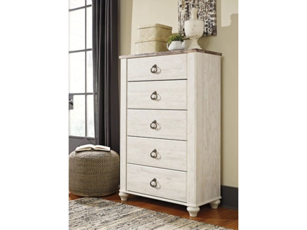 Willowton Twin Bed with Storage, Dresser, Mirror, Chest and Nightstand - image 10