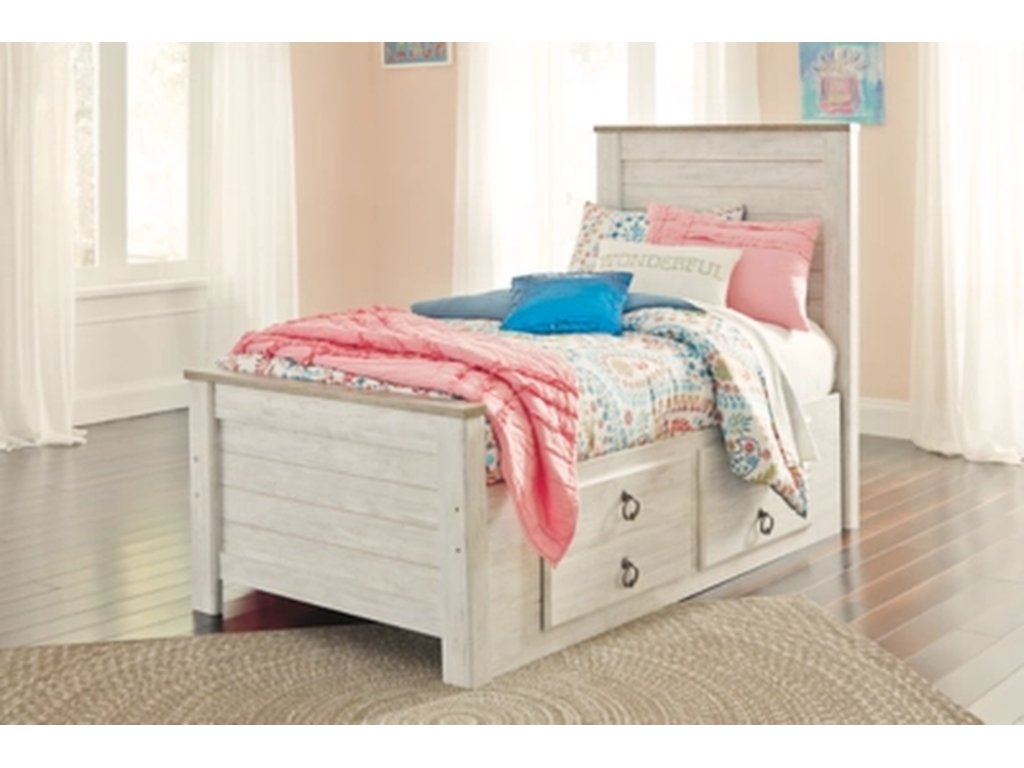 Willowton Twin Bed with Storage, Dresser, Mirror, Chest and Nightstand - image 11