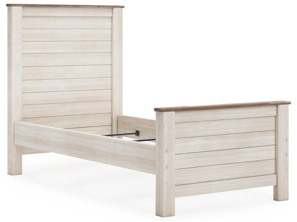 Willowton Twin Panel Bed, Dresser and Mirror - image 3