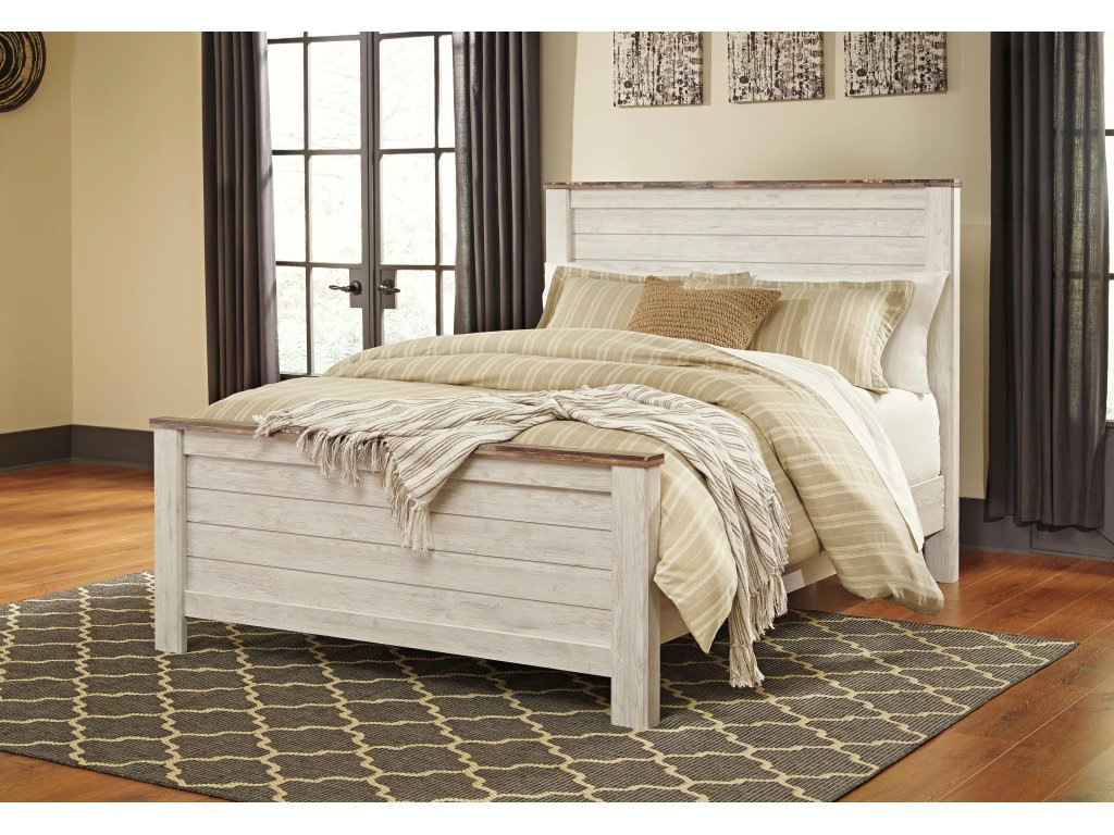 Willowton Queen Panel Bed, Dresser and Mirror - image 5