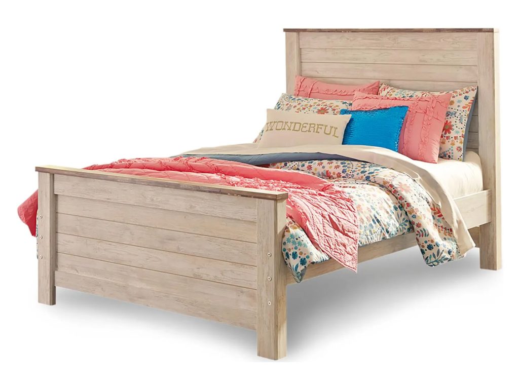 Willowton Full Panel Bed, Dresser, Mirror, Chest and Nightstand - image 3