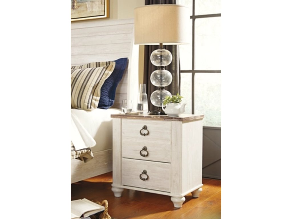Willowton Twin Bed with Storage, Dresser, Mirror, Chest and Nightstand - image 12