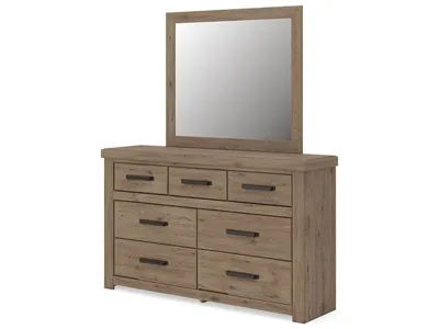 Oliandon Dresser and Mirror