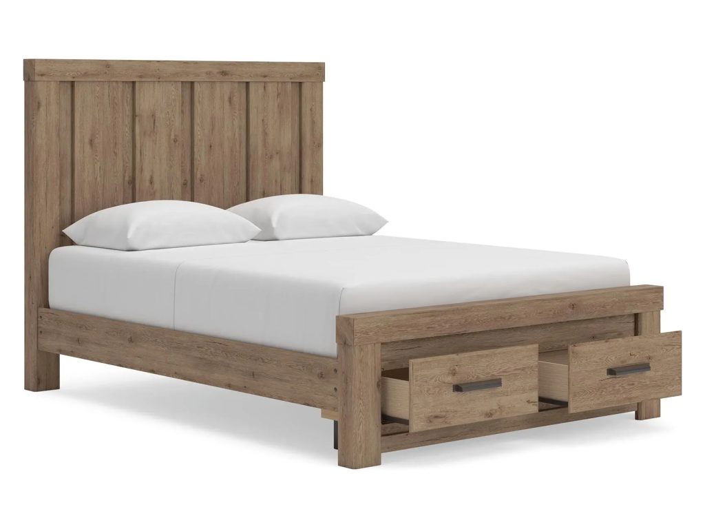 Oliandon Queen Panel Storage Bed, Dresser and Mirror - image 10