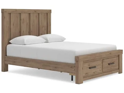 Oliandon Queen Panel Storage Bed