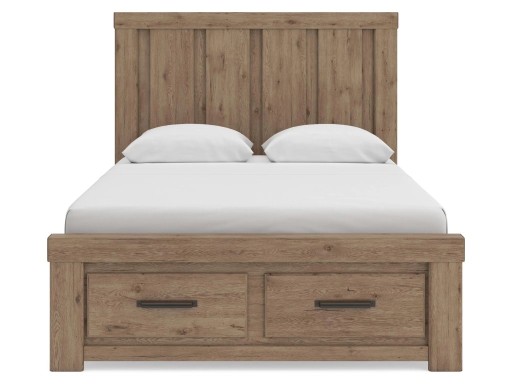 Oliandon Queen Panel Storage Bed, Dresser and Mirror - image 8