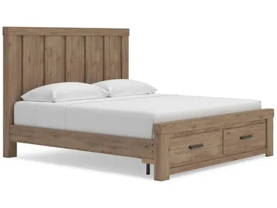 Oliandon King Panel Storage Bed - Alternative View
