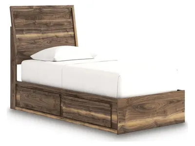 Chirason Twin Panel Bed with Storage