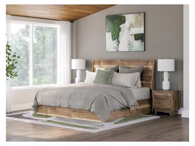 Chirason King Panel Bed with Storage - Alternative View