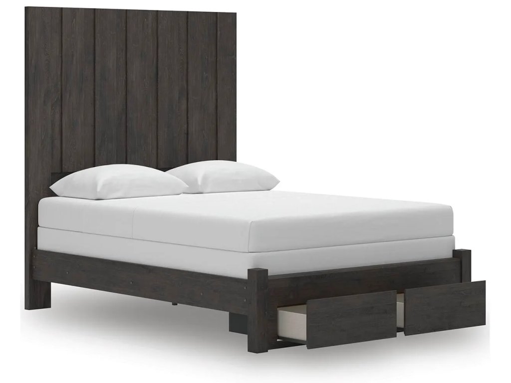 Fraluna Queen Panel Storage Bed, Dresser and Mirror - image 10