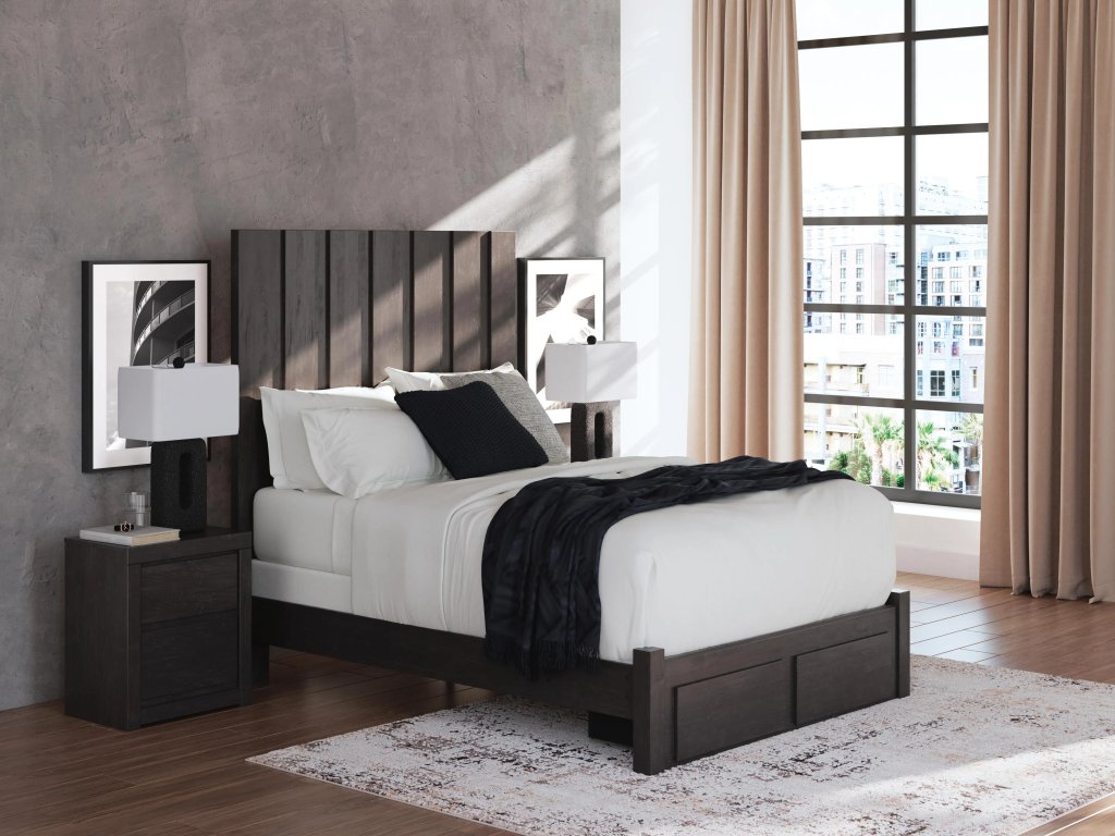 Fraluna Queen Panel Storage Bed, Dresser and Mirror - image 16