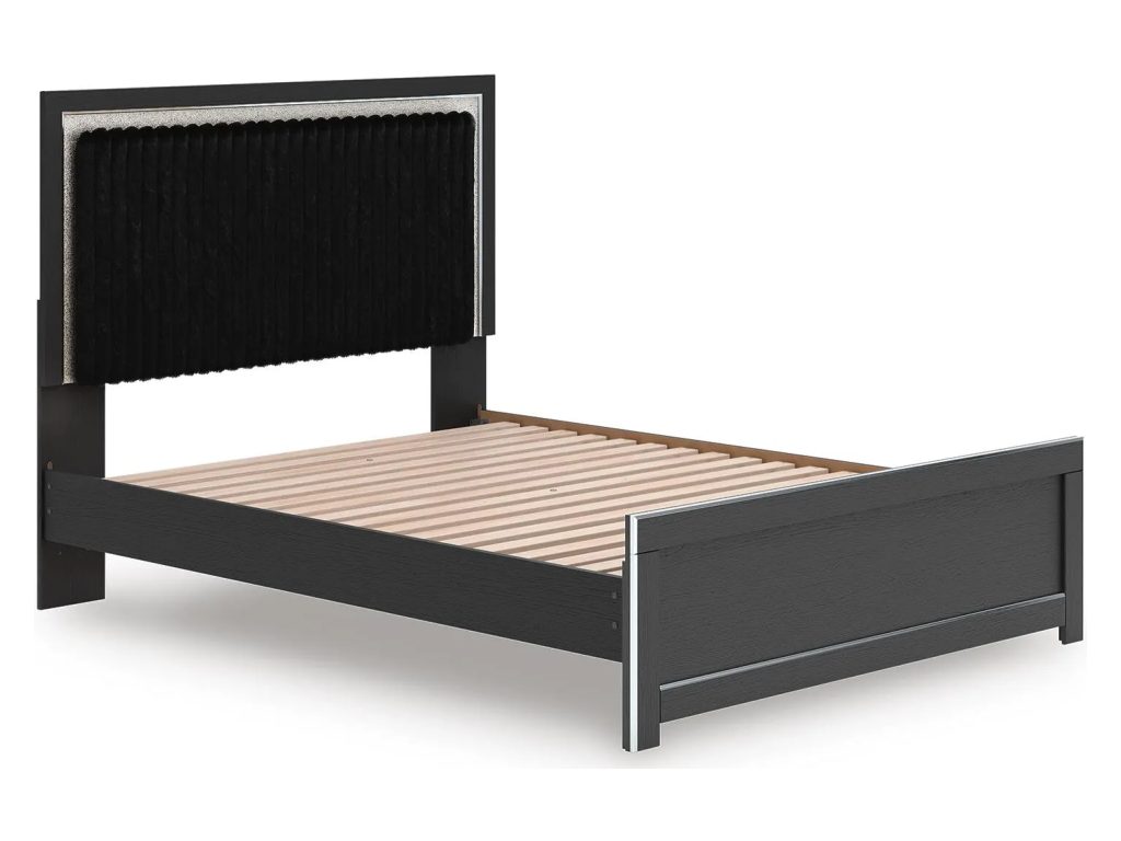 Zuraleus Queen Upholstered Panel Platform Bed - image 2