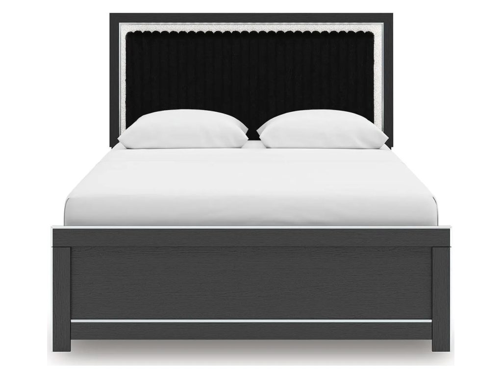 Zuraleus Queen Upholstered Panel Platform Bed - image 5