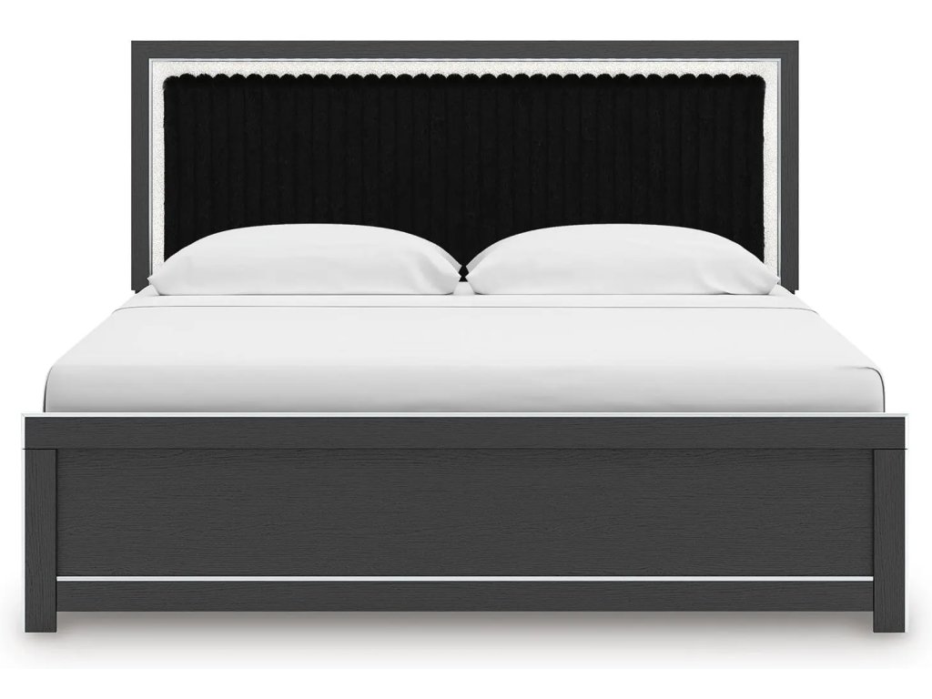 Zuraleus King Upholstered Panel Platform Bed - image 5